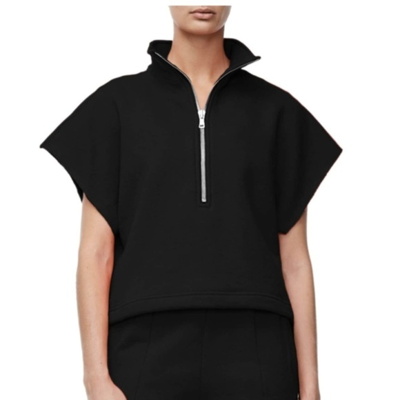 Good American Tops - Good American Chunky Cropped pullover